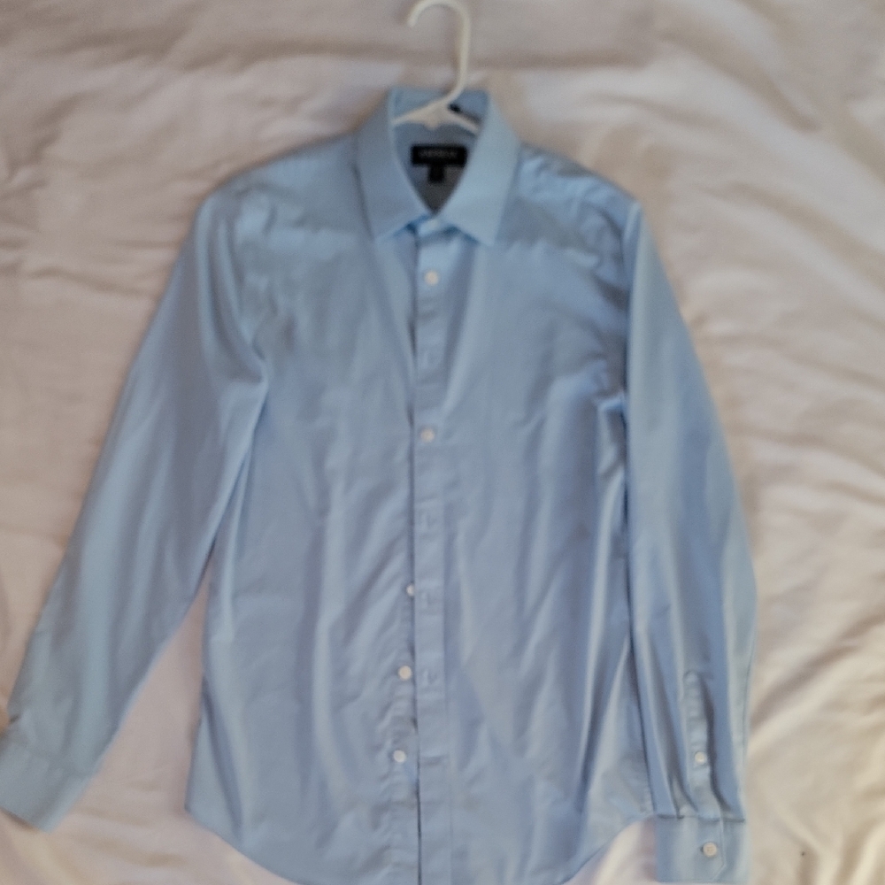 Express Brand Sky Blue Dress Shirt